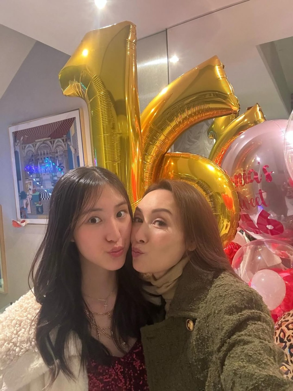 郭可盈為女兒林天若的生日花盡心思。