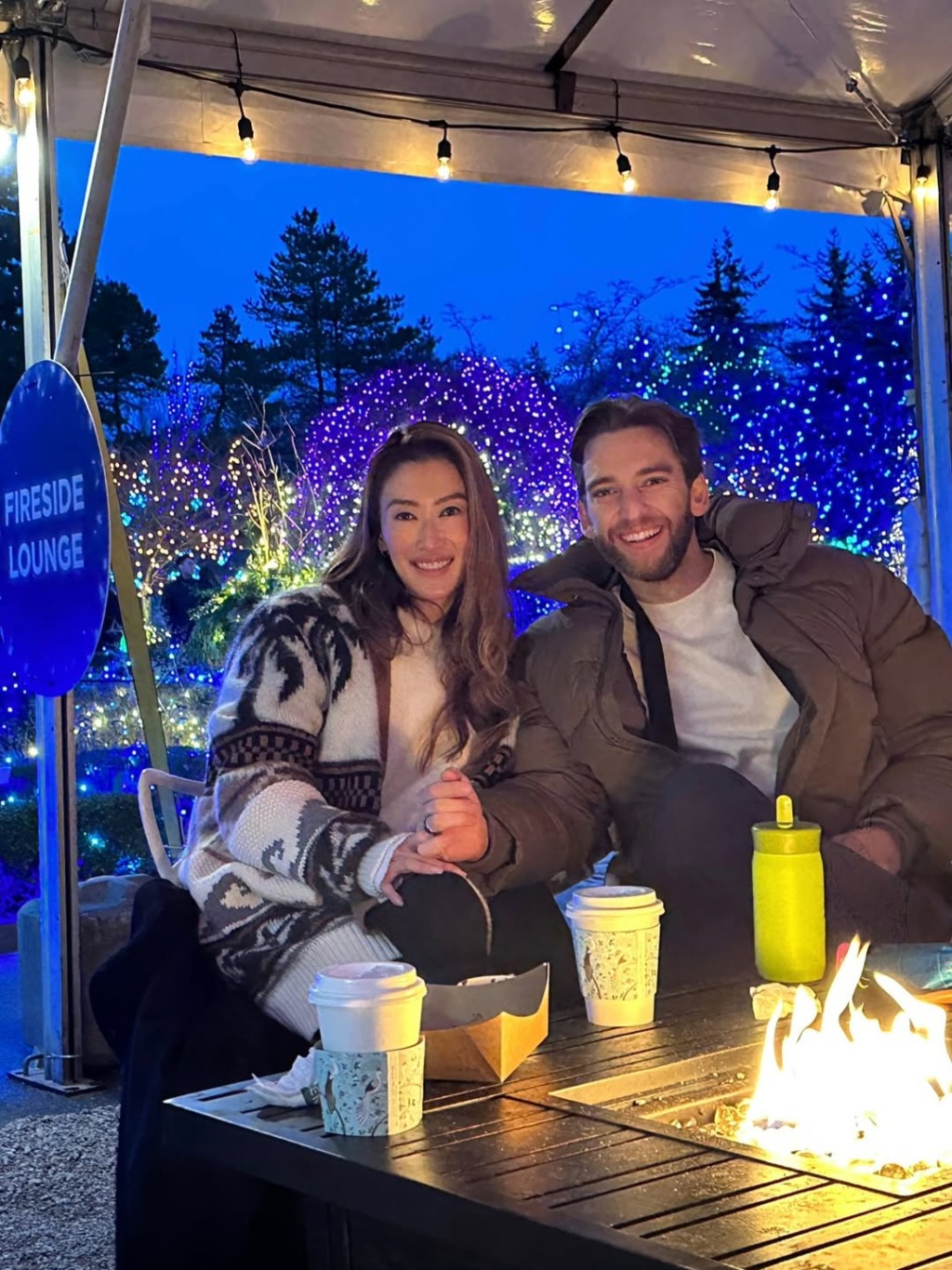 謝婷婷於2025年12月慶祝結婚周年紀念。