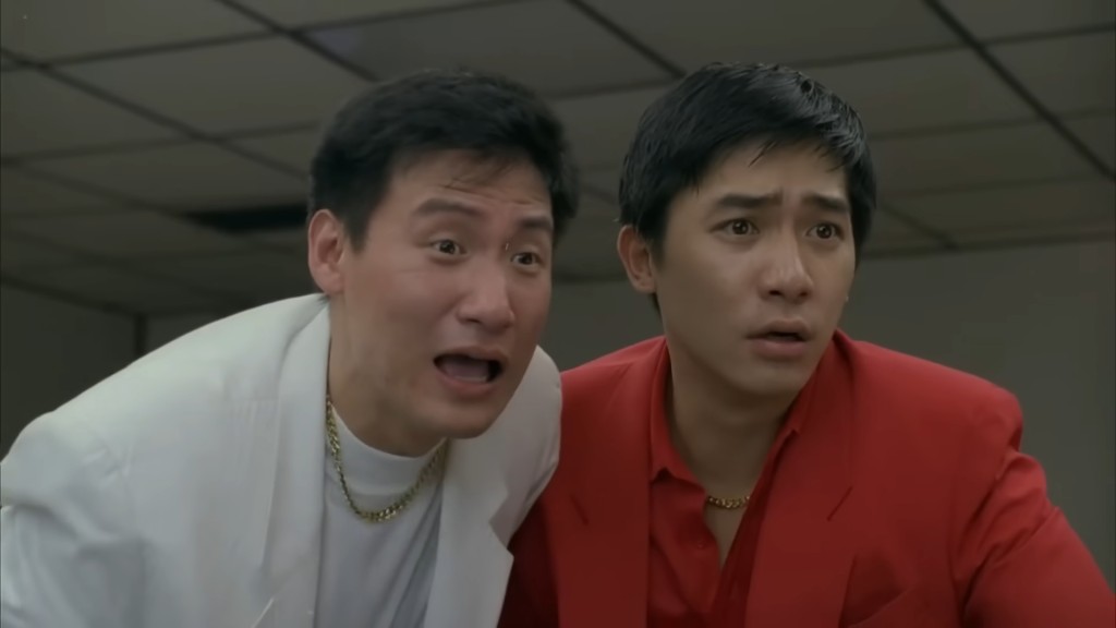 片中梁朝偉和張學友演出默契十足。