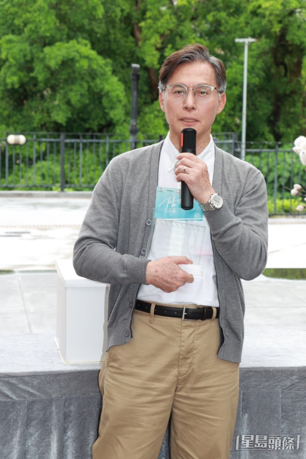 張國強表示,這是入行50年首次獲獎,希望以此帶來更多好作品。