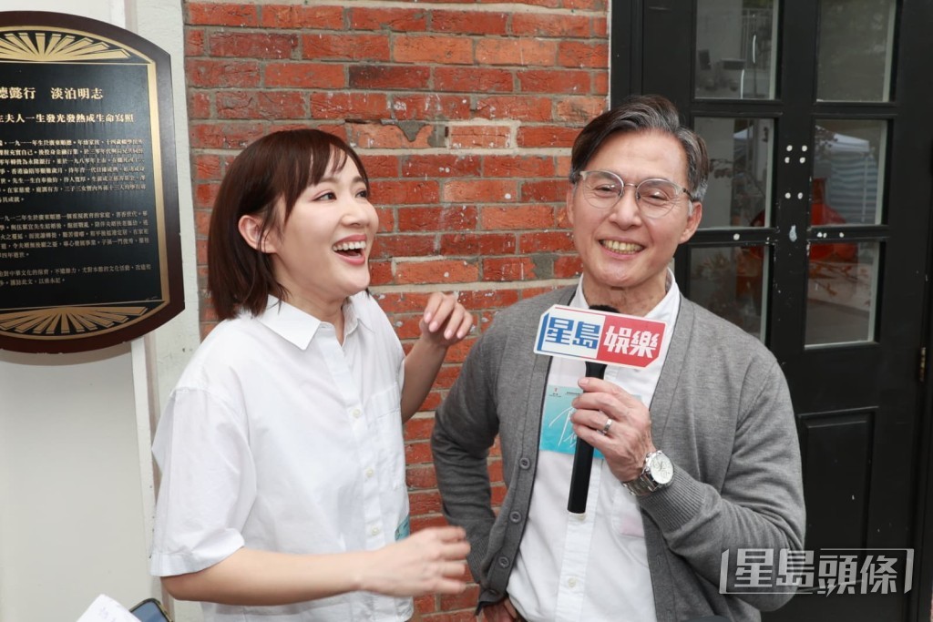 吳海昕指張國強樣貌酷似其父親,令她更容易入戲。