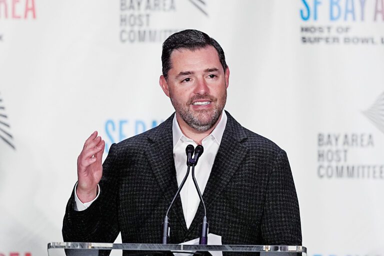 三藩市淘金隊（49ers）老闆約克（Jed York）。美聯社資料圖