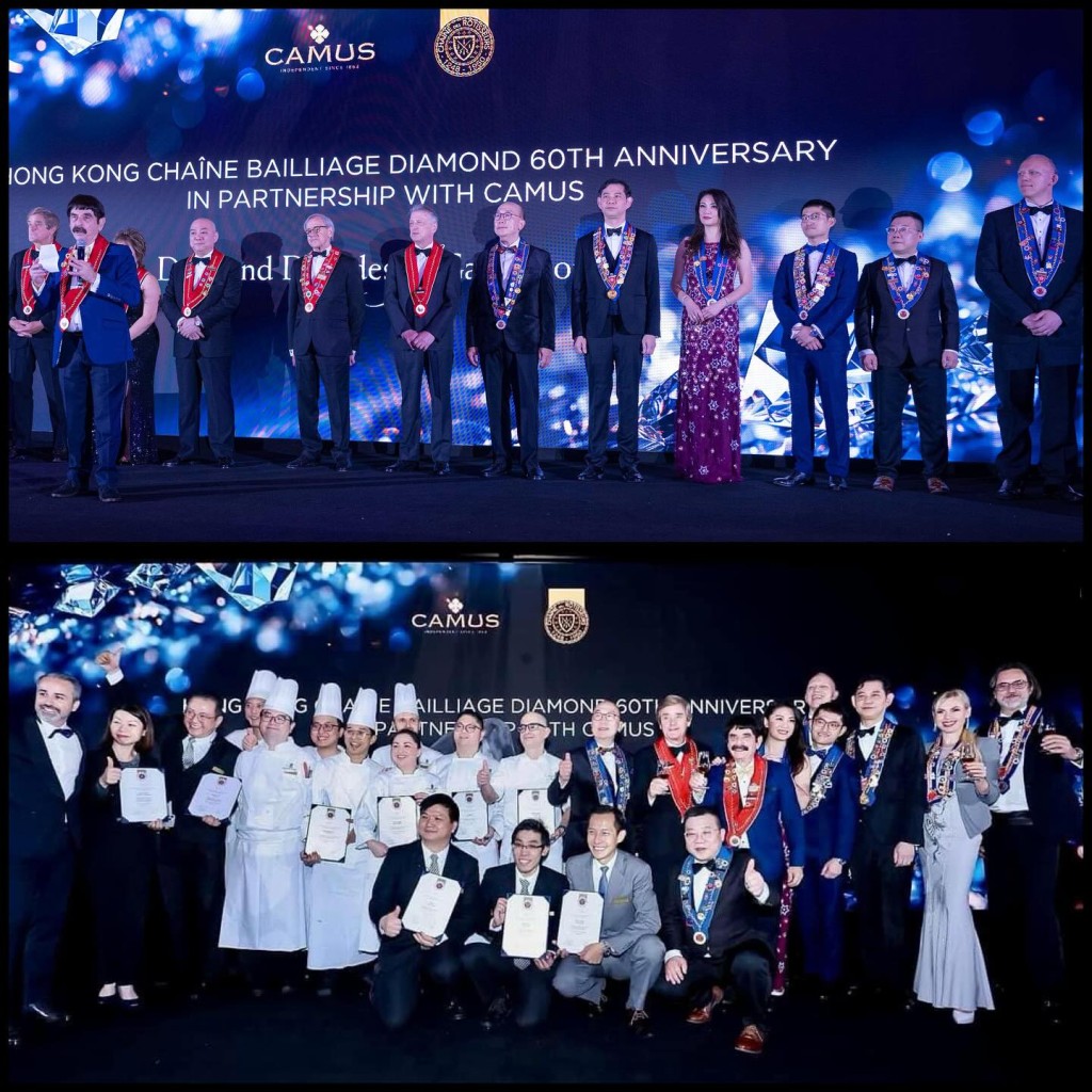廖碧兒早前出席法國國際美食協會60周年晚宴。