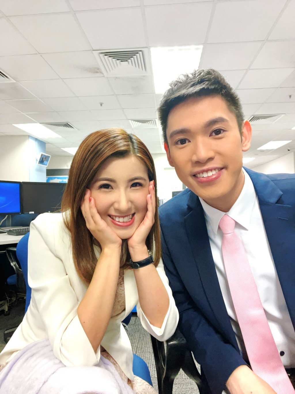 林可瑩曾讚揚容家耀是完美的「工作拍檔」。