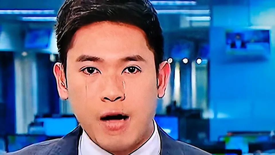 容家耀曾在報導樓價下跌新聞時感觸落淚,成為熱話。
