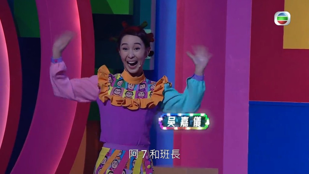阿七吳嘉儀在《獎門人》中扮演不同角色，因而獲得關注。