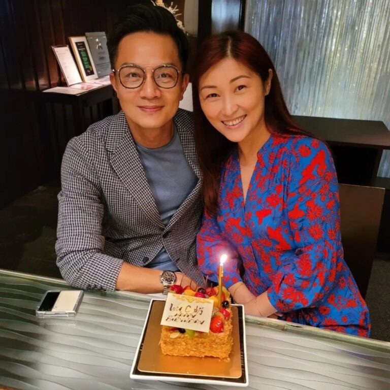 胡諾言與陳琪的溫馨家庭時光：為父慶生 兩女亭亭玉立