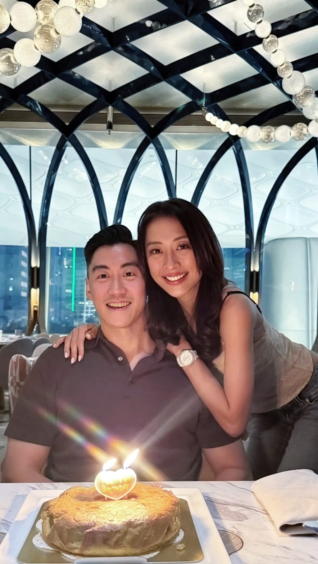 龐卓欣與Patrick已交往五年。