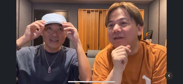 周國豐曾在伍仲衡的Fb直播上,大方地承認因爸爸的遺傳。