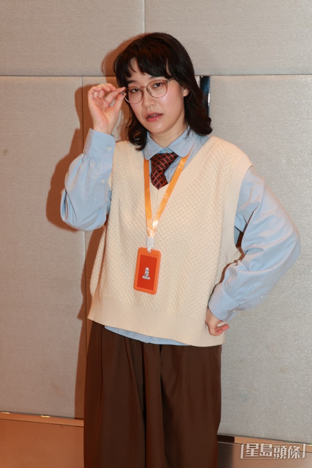 黃正宜幽默地自稱為「太子道西人」。