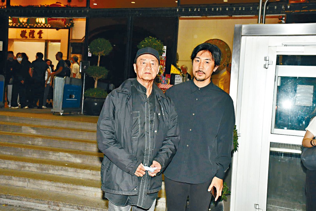 狄龍與譚俊彥一同出席武術指導唐佳的喪禮。