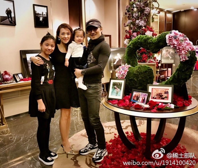 汪曼熙（小蘋果）（左）從小已是個小美人。