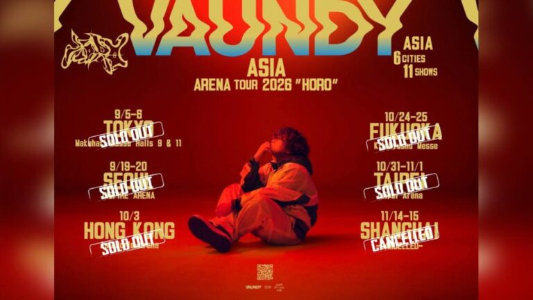 日本創作歌手Vaundy取消上海演唱會 亞洲巡演最終站改為台北
