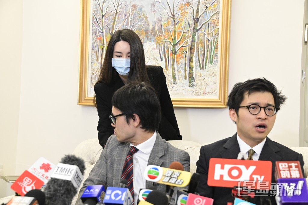 林作在2023年9月18日被捕後，於22日下午召開記者會。（資料圖片）