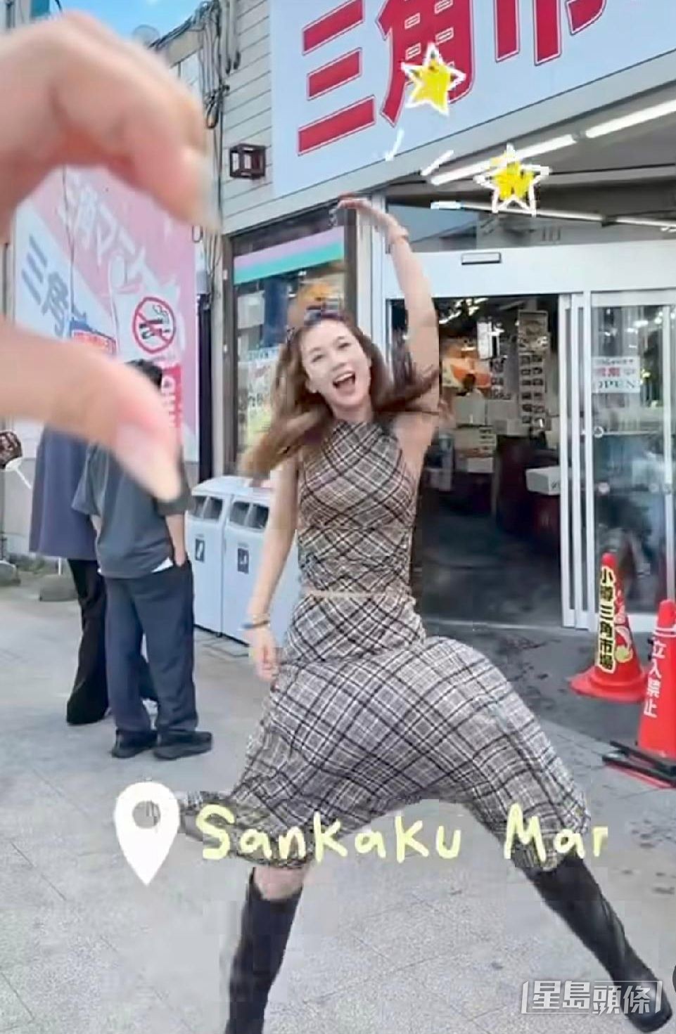何沛珈早前抽空前往北海道旅行。