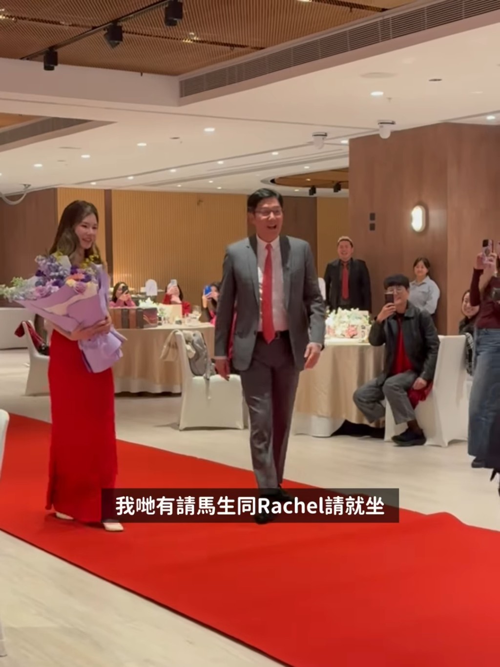 馬清鏗自與五索公開關係後,首次一同出席公開活動。