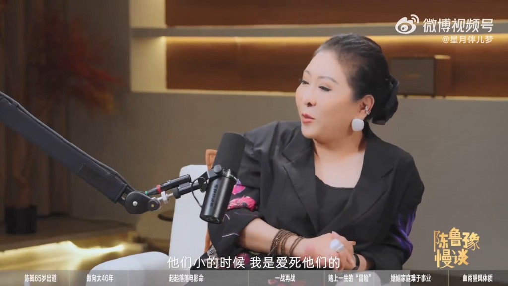 向太在《陳魯豫慢談》訪問中提到,兩子小時候她非常疼愛。