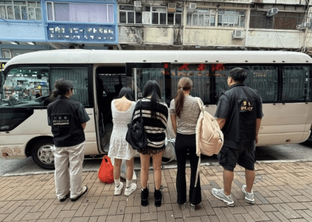警方大埔上水打擊非法賣淫 於四個劏房單位拘捕十名內地女子