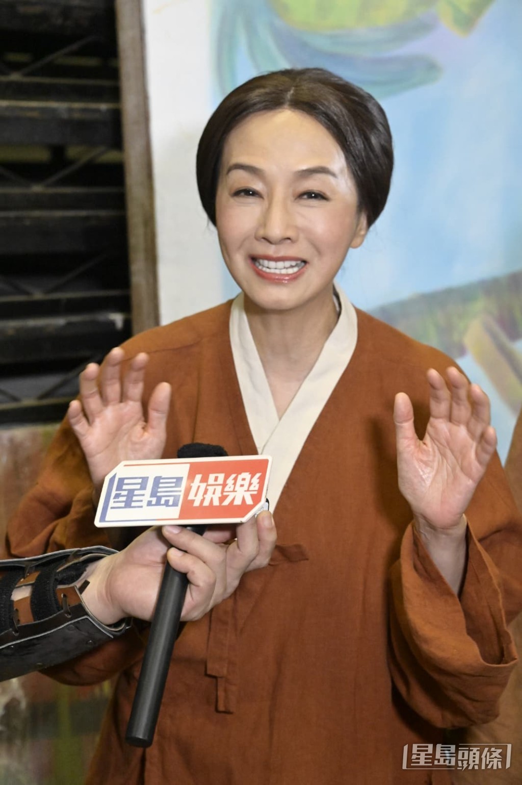 毛姐為演出全力以赴。