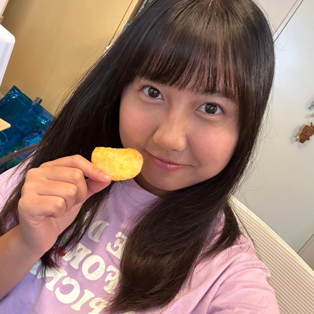 她笑稱自己愈來愈貪吃,難免心廣體胖。