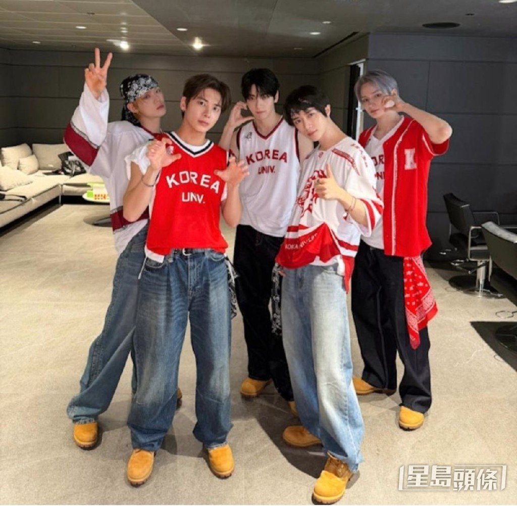 韓團TXT成員平均身高超過181cm。