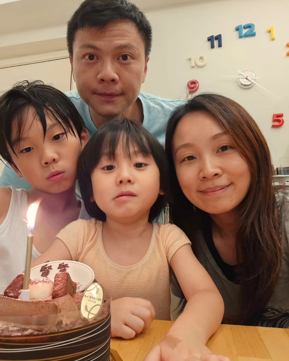莫家淦經常在社交平台分享家庭照。