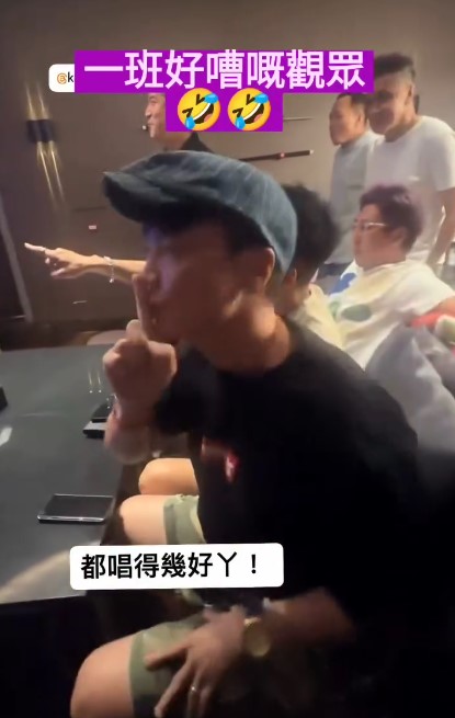 莫家淦雖然16強止步,但有明星足球隊一眾兄弟安慰。