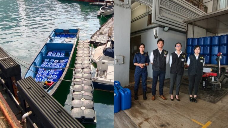 香港仔避風塘破獲三合會操控非法海上加油站 供應走私船燃油