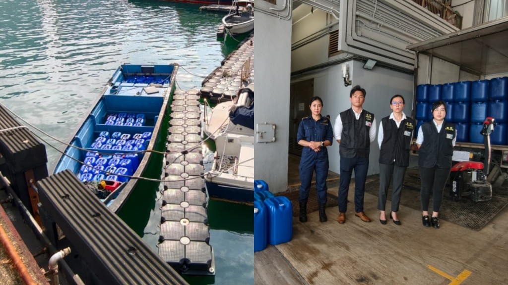 香港仔避風塘破獲三合會操控非法海上加油站 供應走私船燃油