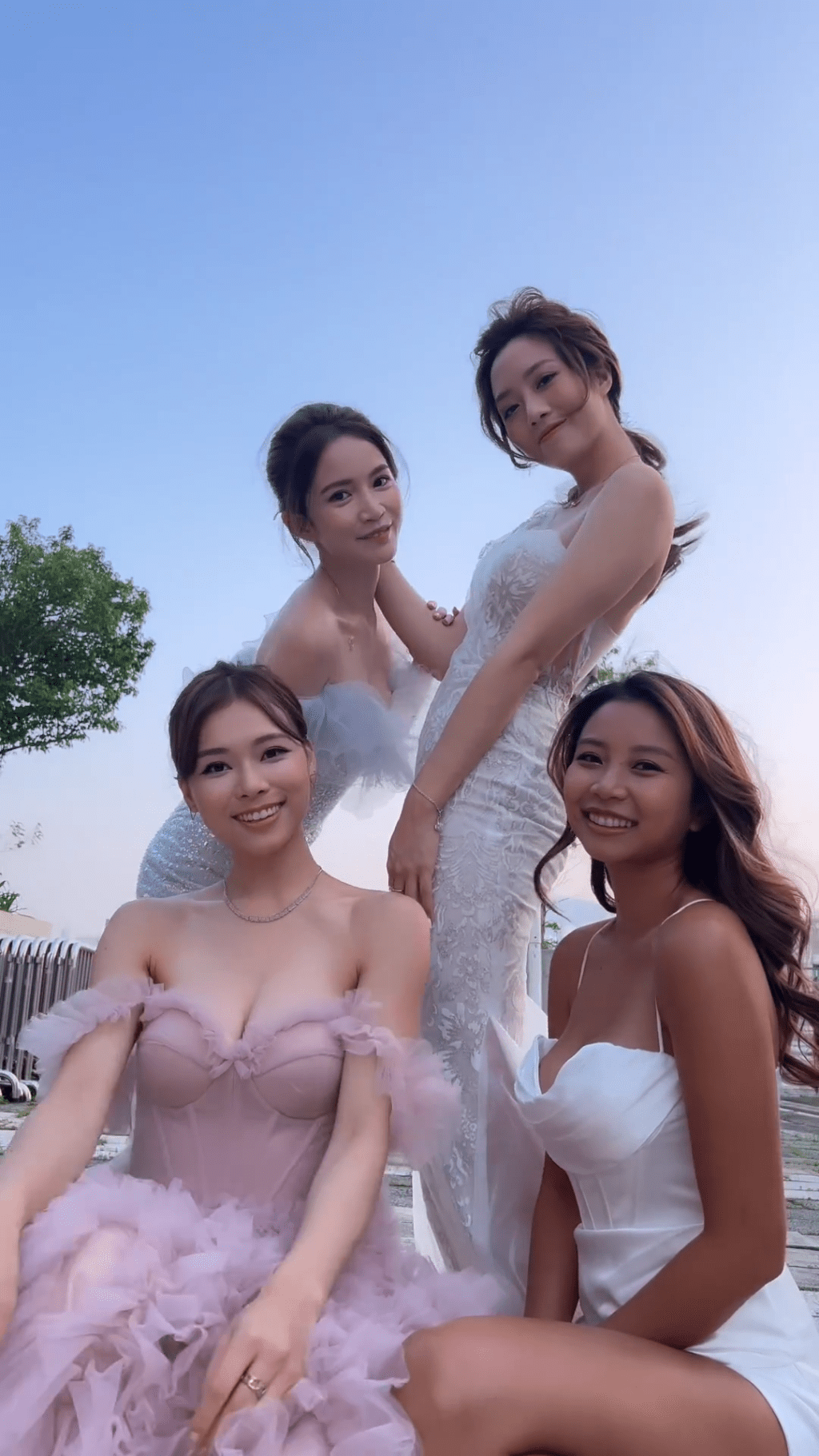 TVB四位被稱為「新一代咪神」的港姐,包括廖慧儀、何泳芍、陳若思和胡美貽。