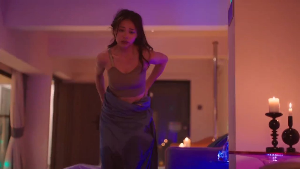 廖慧儀第一時間查看妹妹情況。