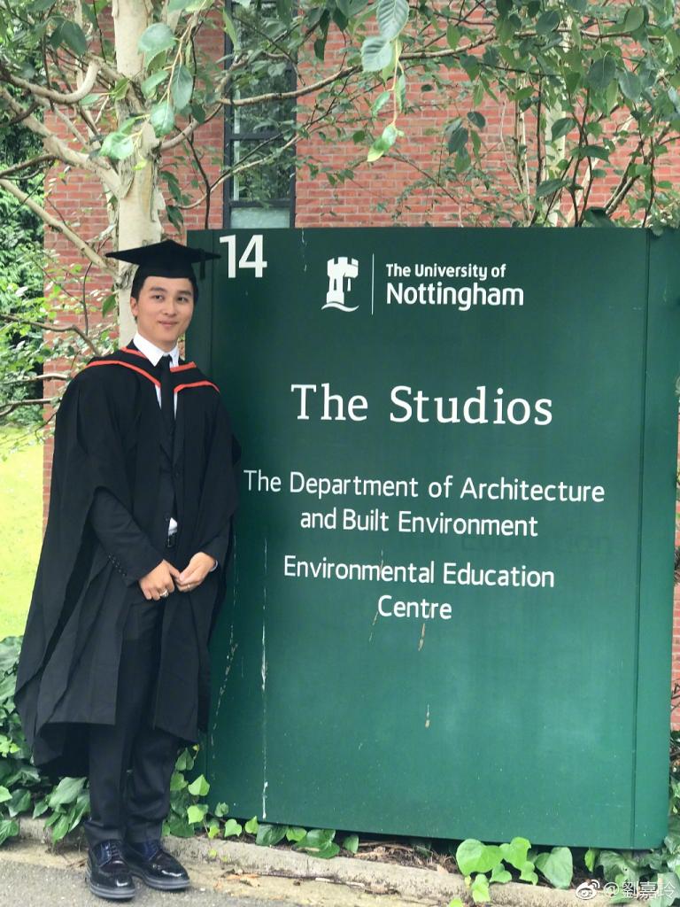 劉兆恩畢業於英國諾丁漢大學建築系。
