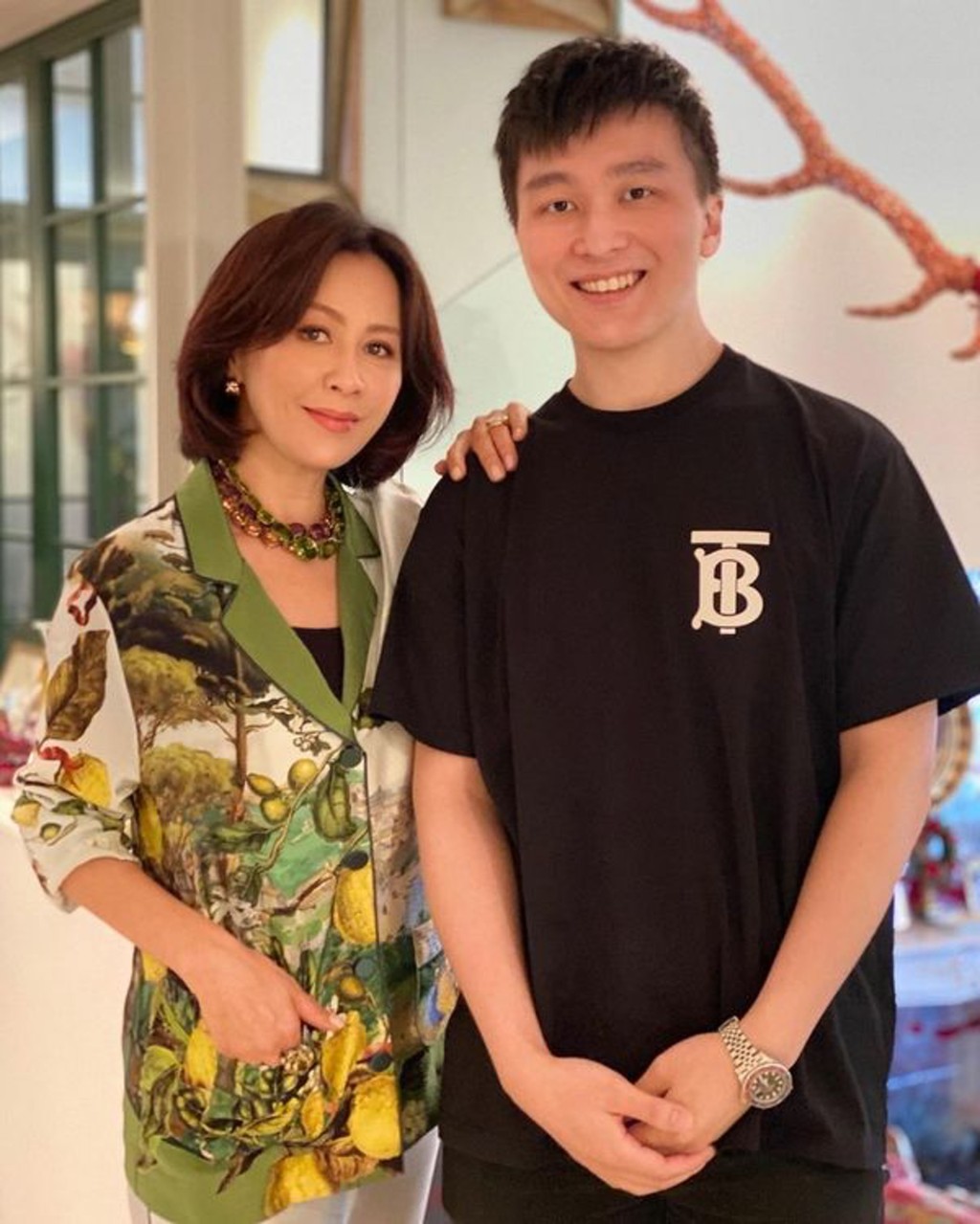 劉嘉玲對姪仔劉兆恩十分疼愛。