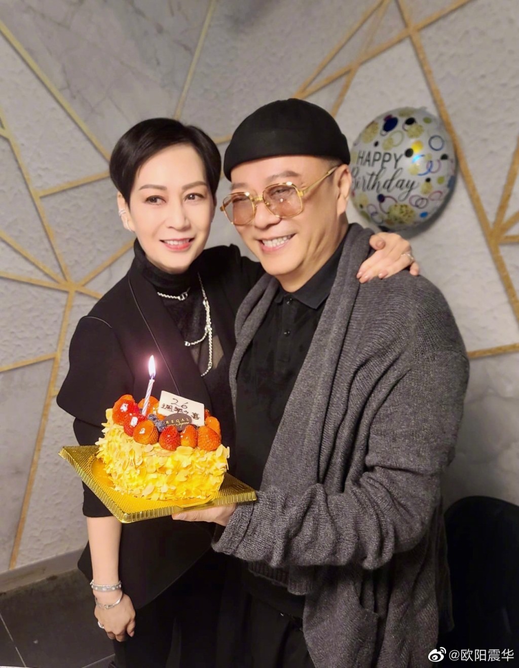 歐陽震華每年在太太生日或結婚周年,都會大事慶祝。