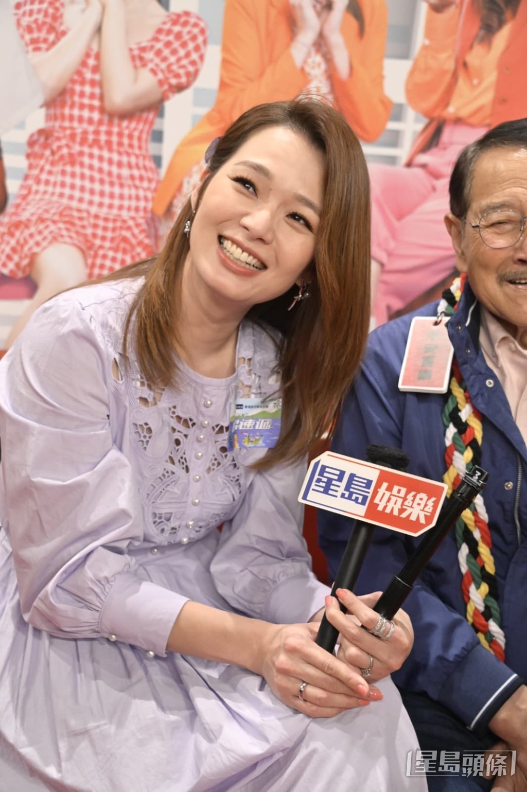 呂慧儀在劇中與劉丹建立了深厚友誼。