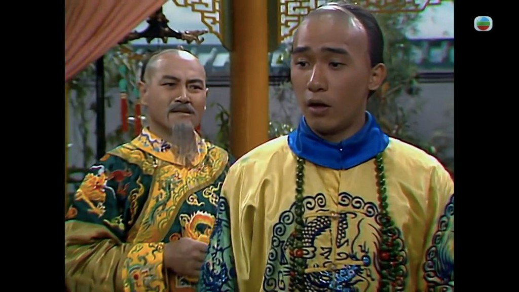 劉丹與梁朝偉在《鹿鼎記》中合作。