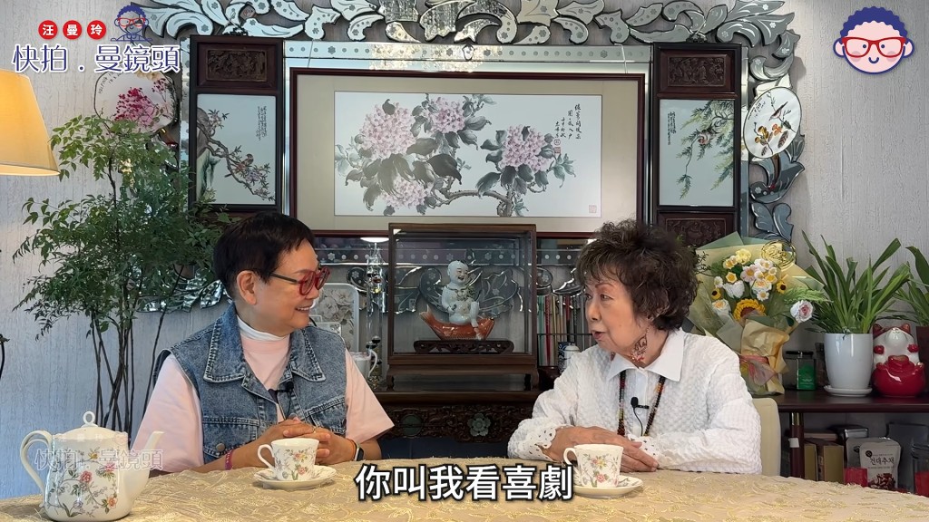 謝賢年輕時曾約南紅看戲,但南紅興趣不大。(影片截圖:《快拍.曼鏡頭》)