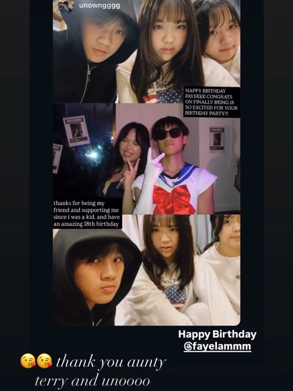 林霏兒18歲生日與朋友玩得非常盡興。