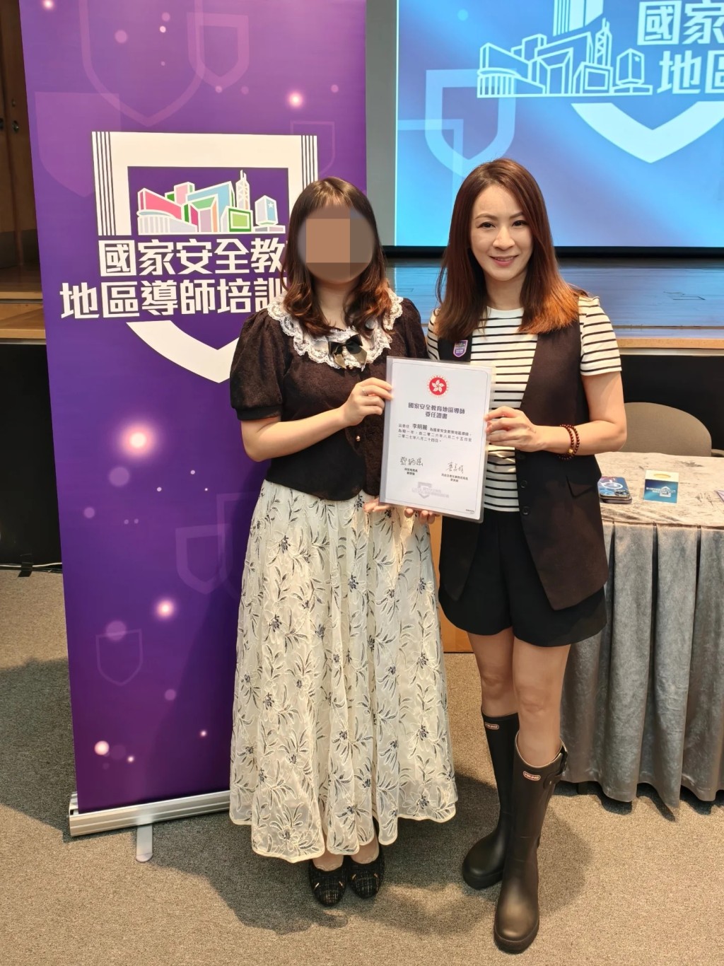 李焯寧出席國家安全教育地區導師的培訓活動。