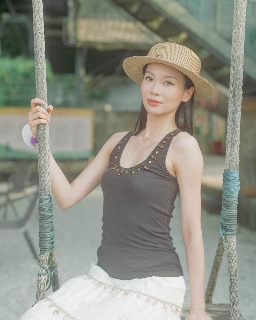 多才多藝的4號譚雅文Tiffany,平時最喜歡的興趣就是唱歌、演戲和演講。