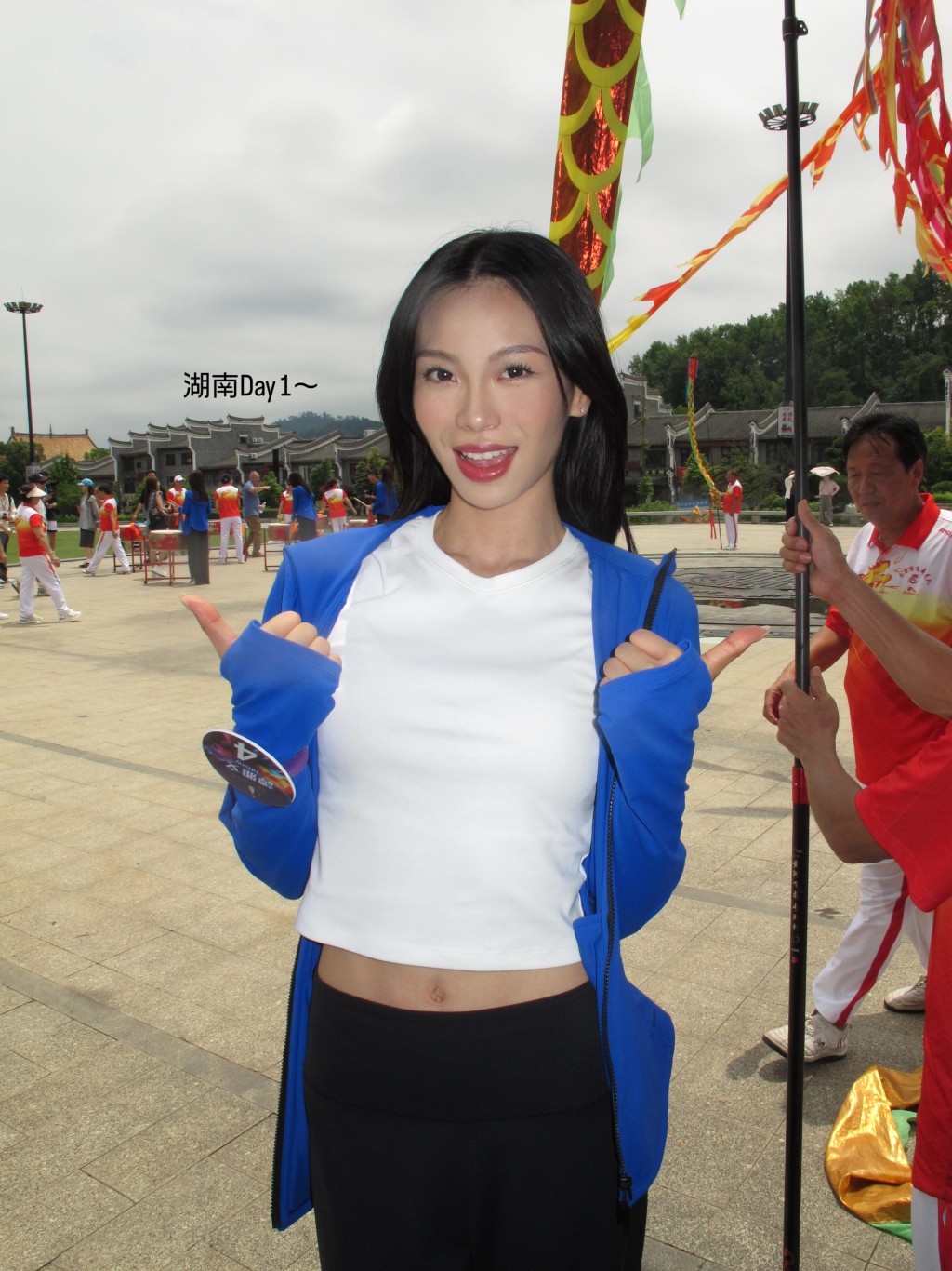 4號譚雅文Tiffany培養出令人羨慕的健美Body。