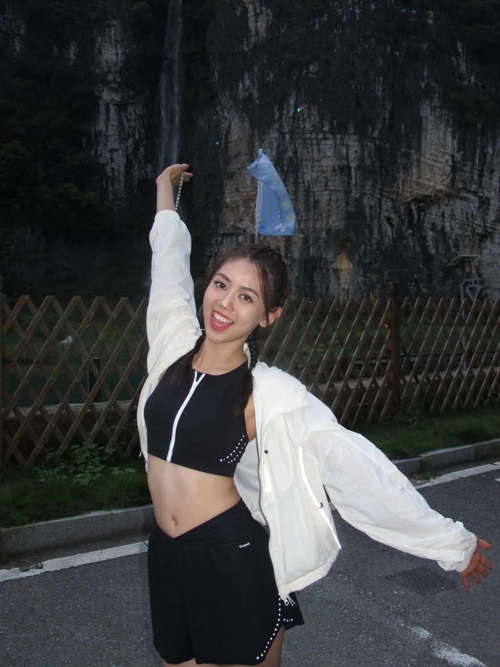 陳梓穎活潑好動。