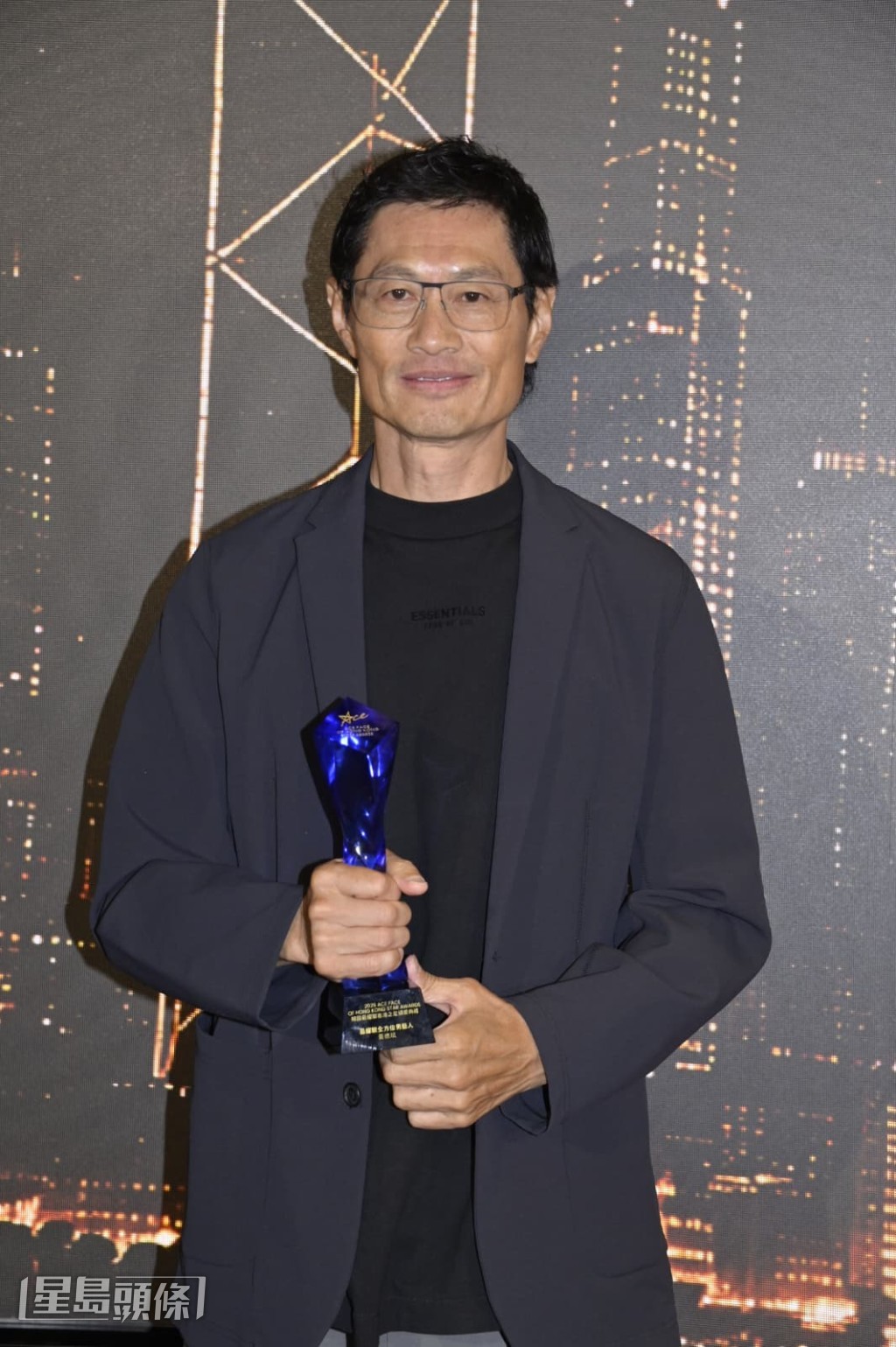 黃德斌對於能夠獲獎感到非常高興。