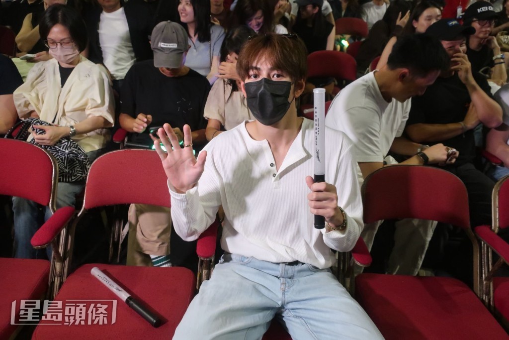 魏浚笙(Jeffrey)到場欣賞演唱會。