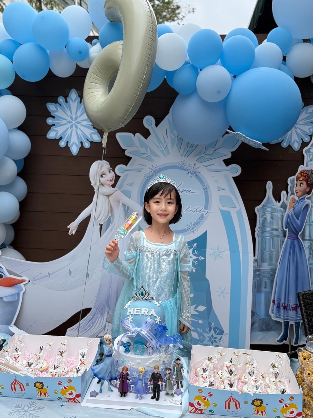 楊茜堯女兒「小珍珠」羅翊心,早前慶祝6歲生日。