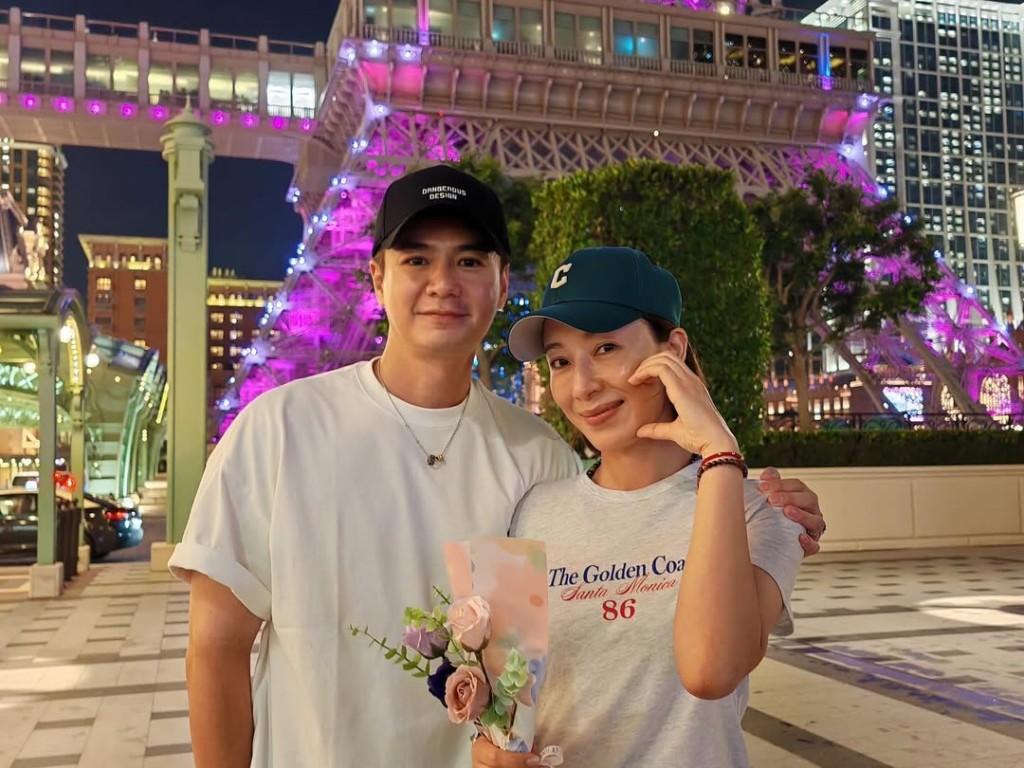 楊茜堯與羅子溢曾到澳門旅遊。
