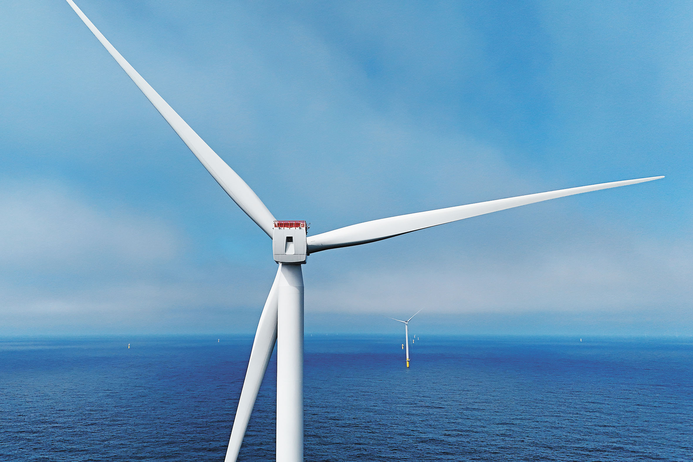 圖為紐約州外海Sunrise Wind離岸風電場。美聯社資料圖片