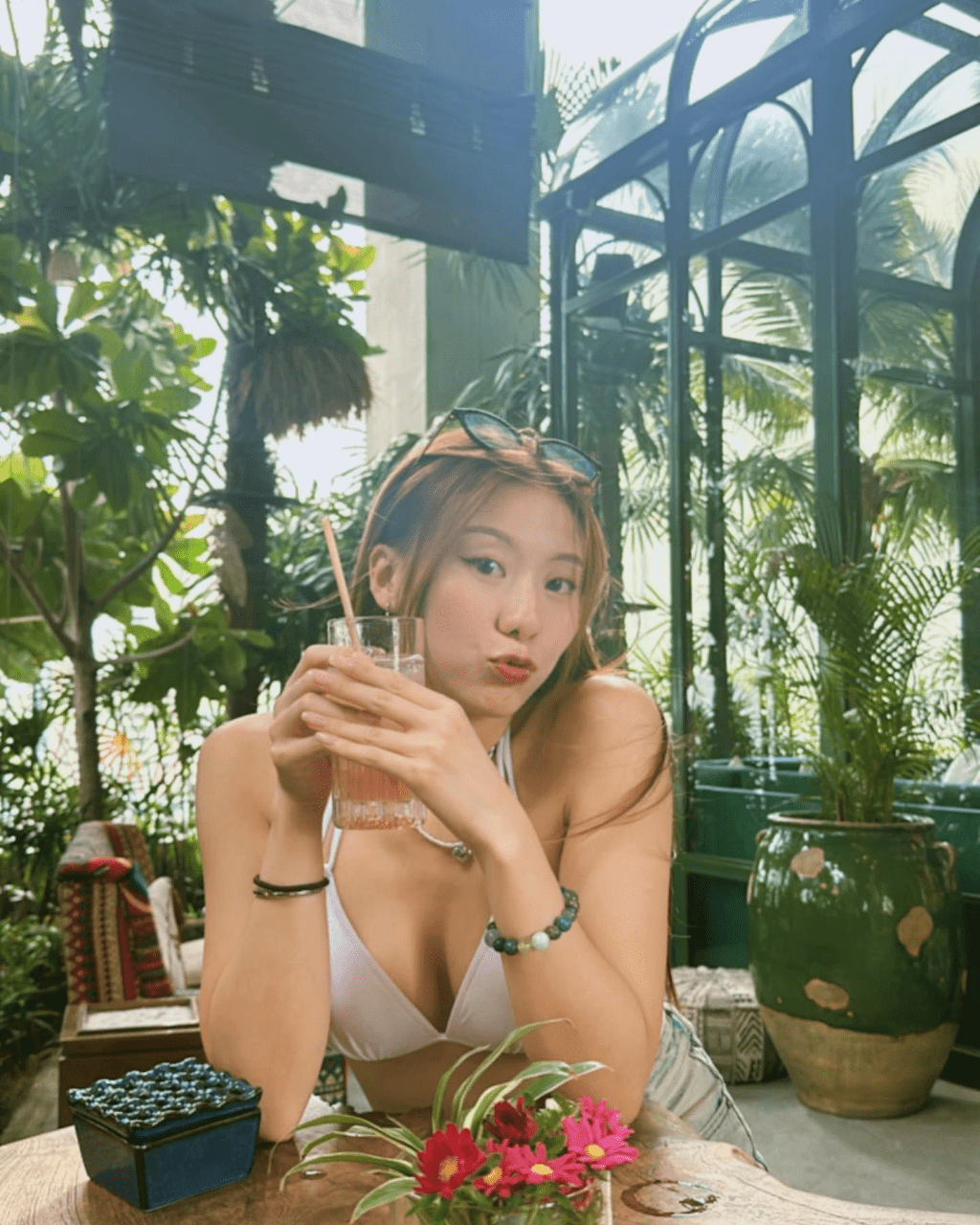 有別於一般選美佳麗,袁絲珩的風格較為不拘謹。