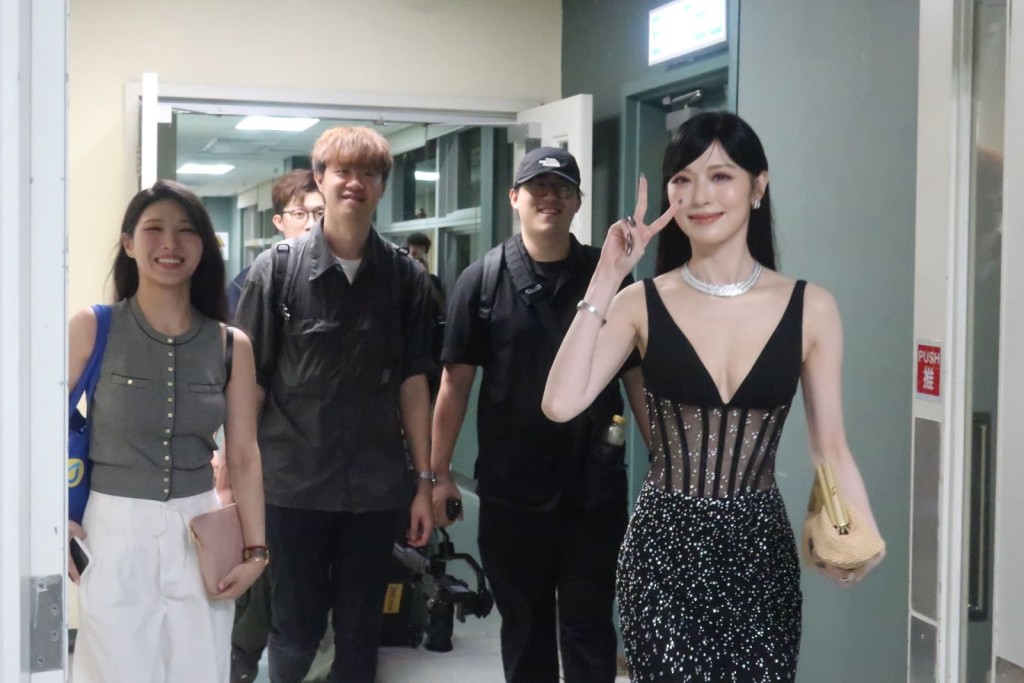 馮盈盈展現可愛一面。