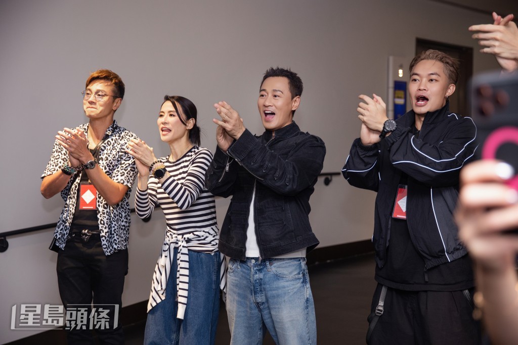 古天樂完成所有演出,眾人都為他感到高興。